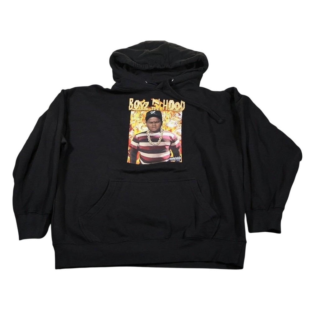 LRG Boyz N The Hood Hoodie Mens XL Black Graphic Pullover Hip Hop Streetwear